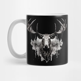 Elk deer nature Scandinavian forest Mug